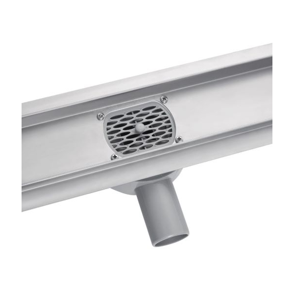 Odpływ liniowy z obrotowym syfonem stal 100 cm BASIC 360 Drain Inox