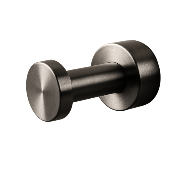 WIESZAK ŁAZIENKOWY HACZYK DO ŁAZIENKI NA RĘCZNIKI QUBE model 3 CIEMNOSZARY