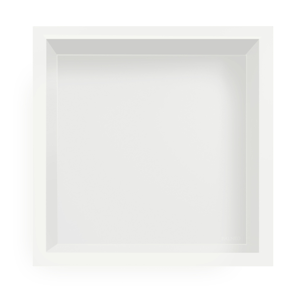 Półka prysznicowa pojedyncza biała 30x30x10 cm WALL-BOX ONE White