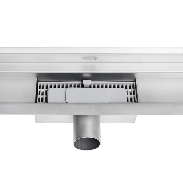 Odpływ liniowy ścienny chrom 60 cm BASIC Wall Inox
