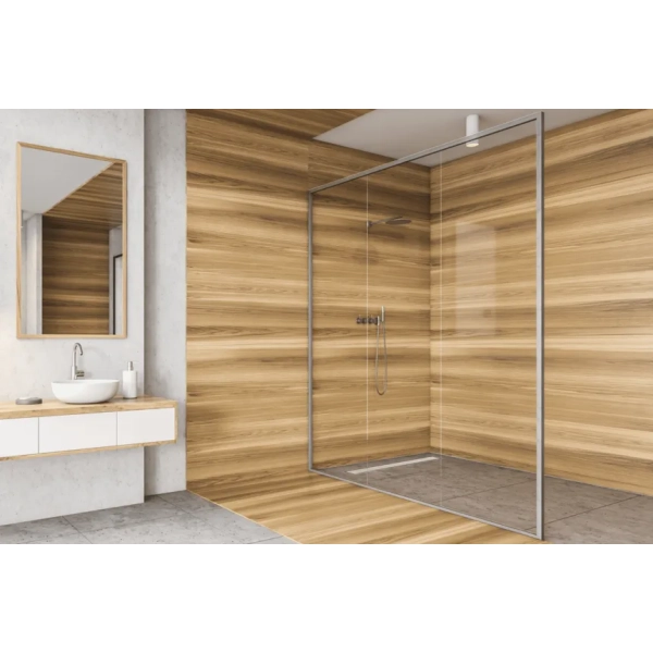 Odpływ liniowy 80 cm z bocznym syfonem dwustronny chrom Odpływ boczny 2w1