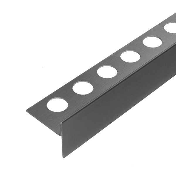 Listwa spadkowa podłogowa prawa 120 cm Ciemnoszara