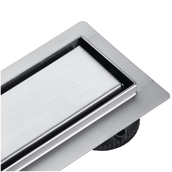 Odpływ liniowy z obrotowym syfonem stal 80 cm BASIC 360 Drain Inox