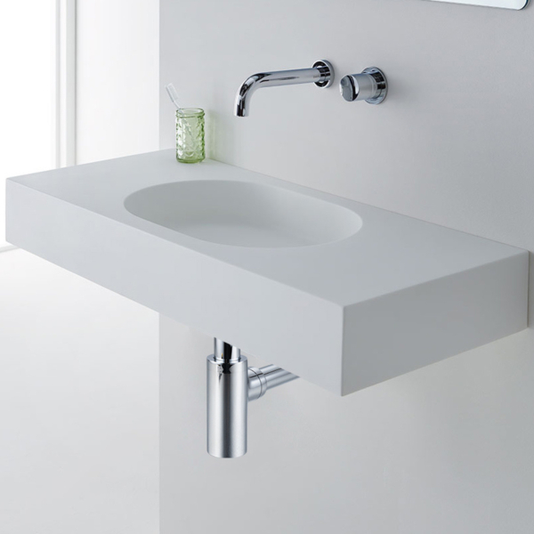 Syfon umywalkowy mosiężny okrągły Chrom model 1