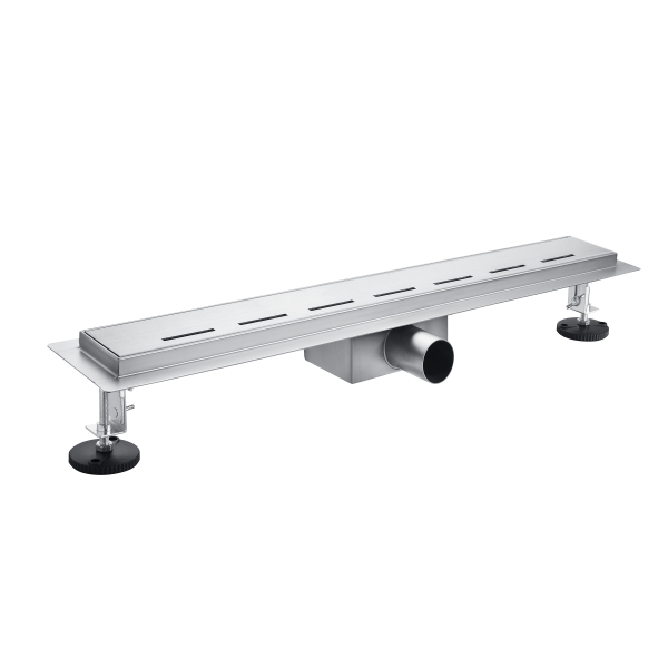 Odpływ liniowy z panelem dekoracyjnym One Strip 80 cm BASIC Decor Inox