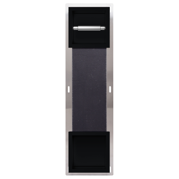 Magazynek z podajnikiem papieru czarny WALL-BOX PAPER 2 Black