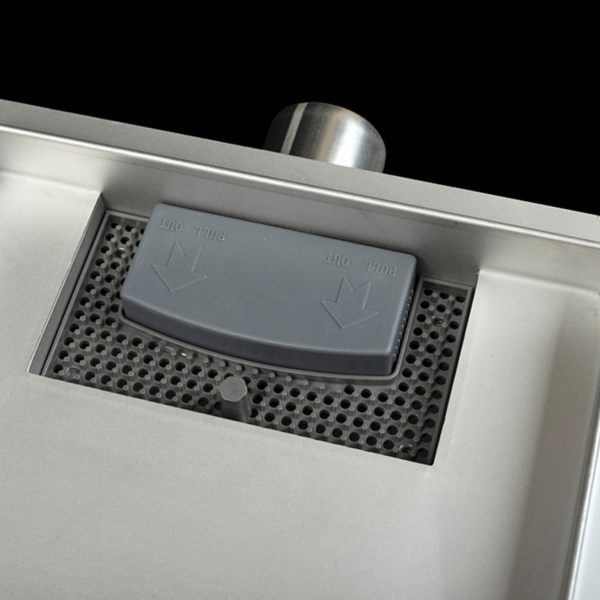 Odpływ kwadratowy 20x20 cm dwustronny chrom SQ-Drain 2w1