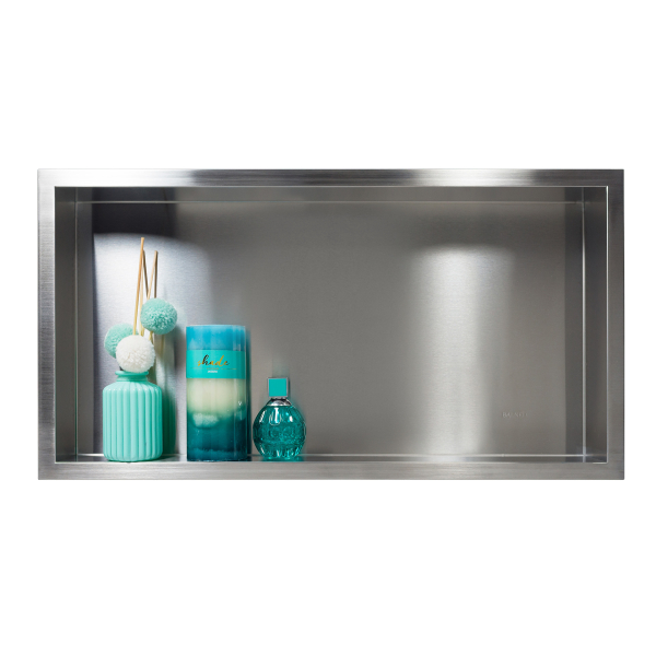 Półka wnękowa łazienkowa prysznicowa INOX 60x30x7 cm