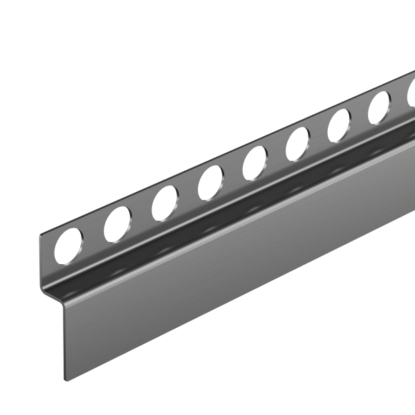 Listwa spadkowa podłogowa czołowa 130 cm Ciemnoszara