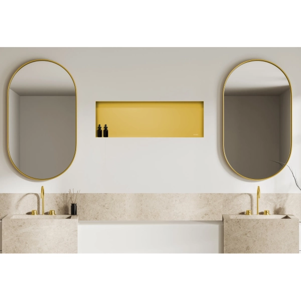 Półka wnękowa bezramkowa GOLD 90x30x10 cm WALL-BOX NO RIM