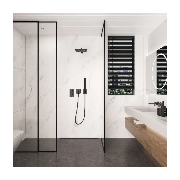 Odpływ liniowy ścienny 70 cm dwustronny chrom W-Drain NEXT 2w1