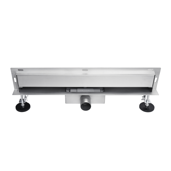 Odpływ liniowy ścienny chrom 60 cm BASIC Wall Inox