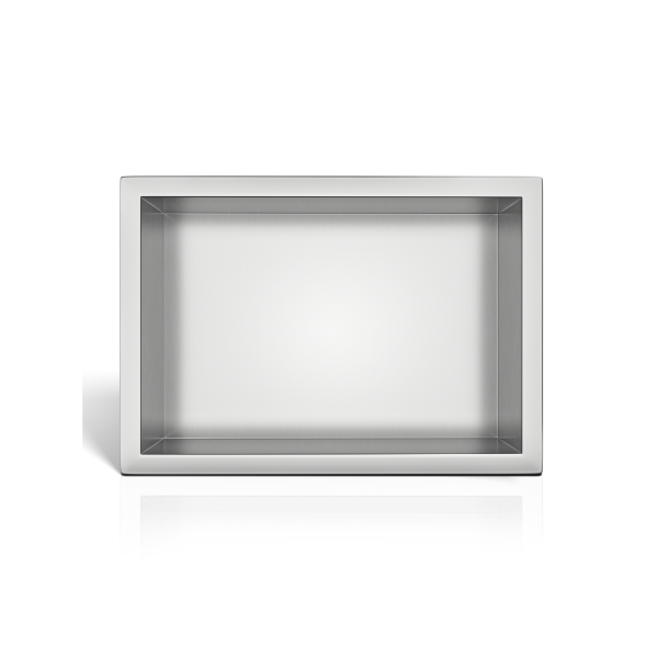 Półka wnękowa ze stali nierdzewnej 30x20x10 cm WALL-BOX ONE Inox