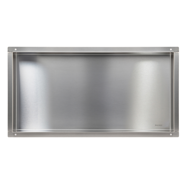 Półka pod prysznic wnękowa bezramkowa INOX 60x30x10 cm
