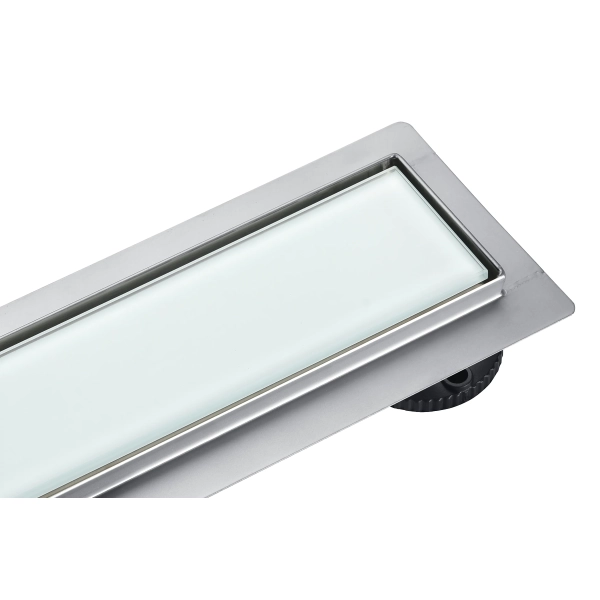 Odpływ liniowy 100 cm ze szklanym panelem Milky G-Drain Next