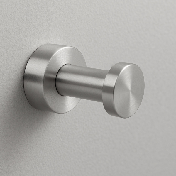 WIESZAK ŁAZIENKOWY HACZYK DO ŁAZIENKI NA RĘCZNIKI QUBE model 3 - INOX
