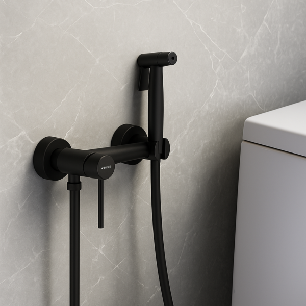 Bateria bidetowa łazienkowa bateria do bidetu CZARNY