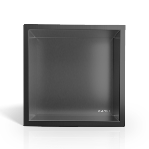 Półka wnękowa Ciemnoszara 30x30x10 cm WALL-BOX ONE