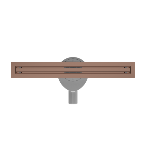 Odpływ liniowy różowo złoty wąski rose gold 90 cm BASIC S&L