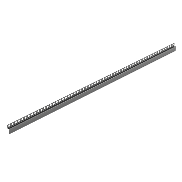 Listwa spadkowa podłogowa czołowa 130 cm Ciemnoszara