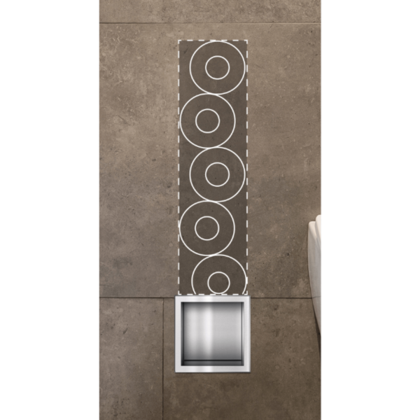 Magazynek na papier INOX WALL-BOX PAPER 3
