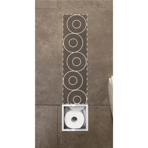 Magazynek na papier INOX WALL-BOX PAPER 3