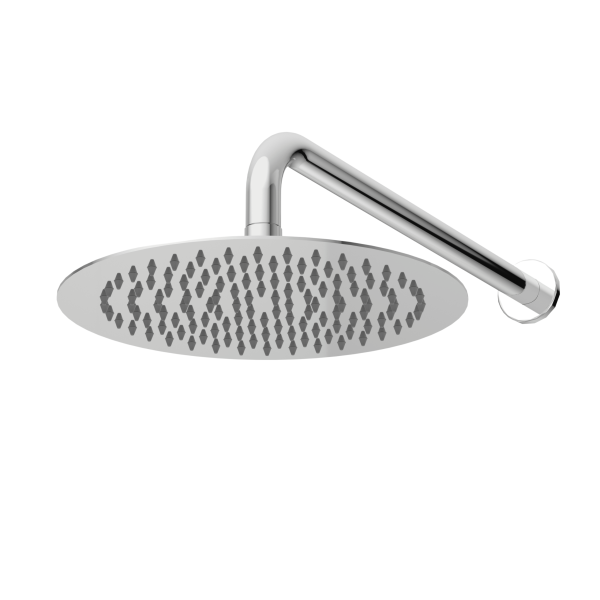 Deszczownica prysznicowa nowoczesny design stal nierdzewna CHROM OKRĄGŁA