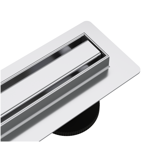 Odpływ liniowy wąski slim podłogowy Inox 70 cm BASIC S&L