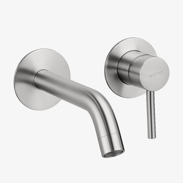 Bateria umywalkowa ścienna Kran do umywalki INOX