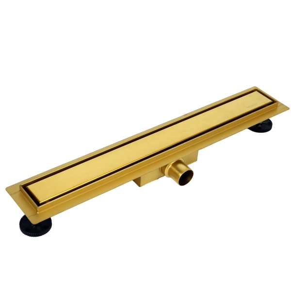 Odpływ liniowy 80 cm dwustronny złoty Duplex Next 2w1