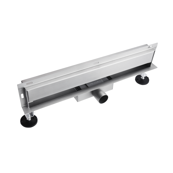 Odpływ liniowy ścienny chrom 80 cm BASIC Wall Inox