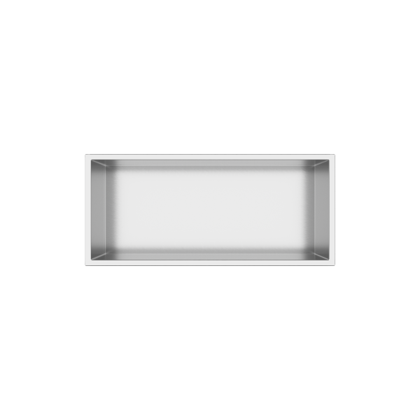 Półka wnękowa ze stali nierdzewnej 45x20x10 cm WALL-BOX ONE Inox