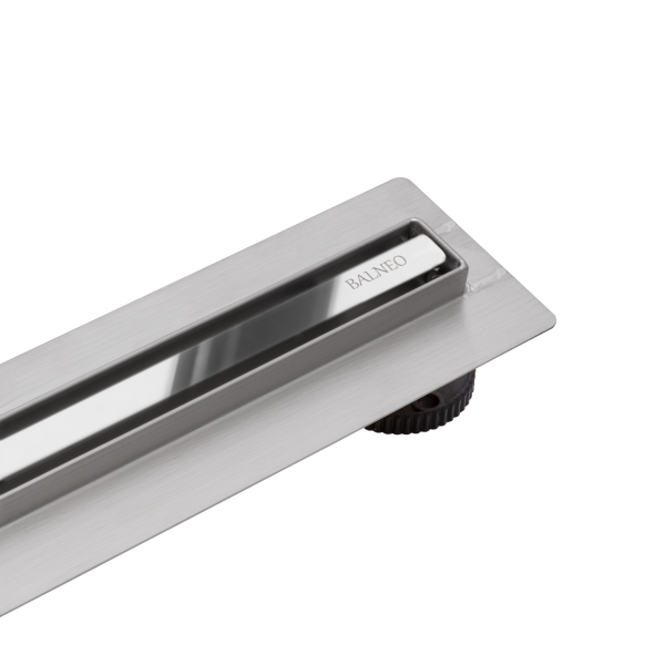 Odpływ liniowy wąski 70 cm chrom lustrzany Slim&Low ProLine Mirror Silver