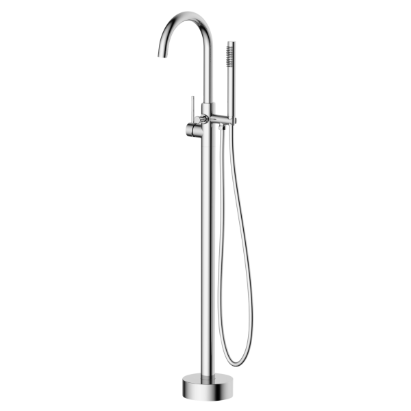 Bateria wannowa wolnostojąca luksusowa KOLOR CHROM