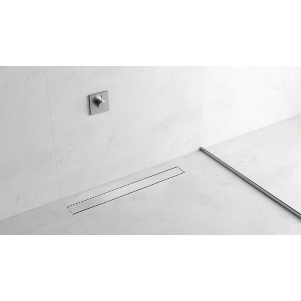 Odpływ liniowy z obrotowym syfonem stal 80 cm BASIC 360 Drain Inox