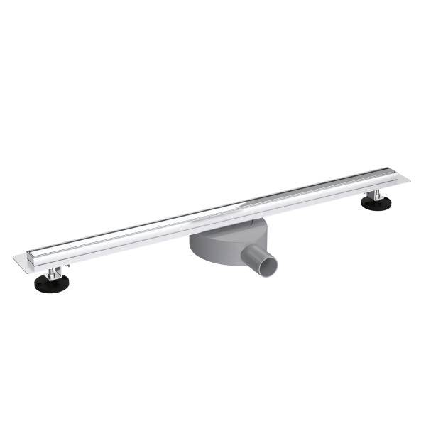 Odpływ liniowy łazienkowy lustrzany chrom 100 cm BASIC S&L
