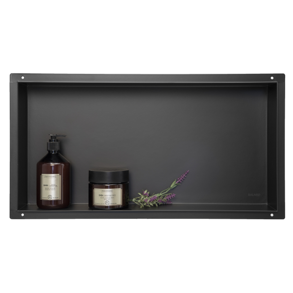 Półka wnękowa bezramkowa czarna 60x30x10 cm WALL-BOX No Rim Black