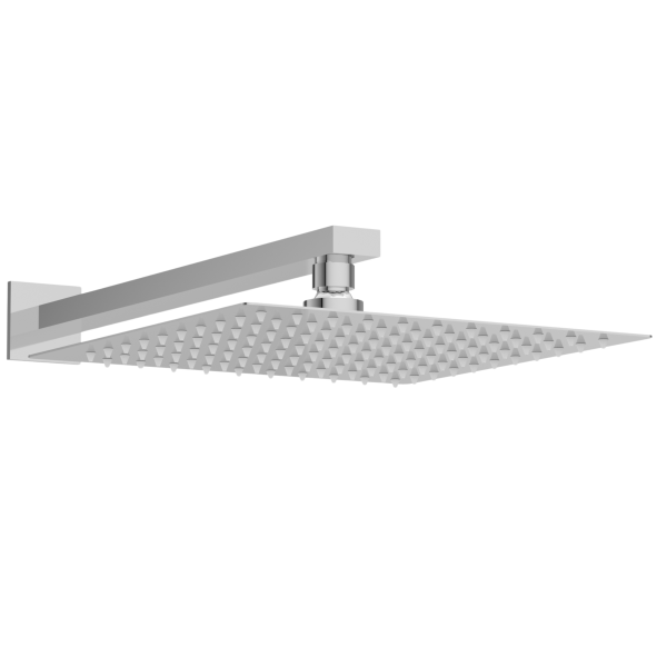 Deszczownica prysznicowa nowoczesny design stal nierdzewna CHROM KWADRATOWA