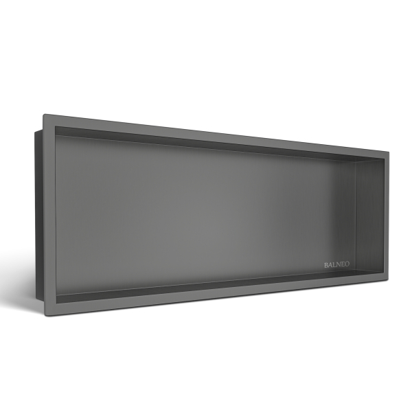 Półka wnękowa Ciemnoszara 90x30x10cm WALL-BOX ONE