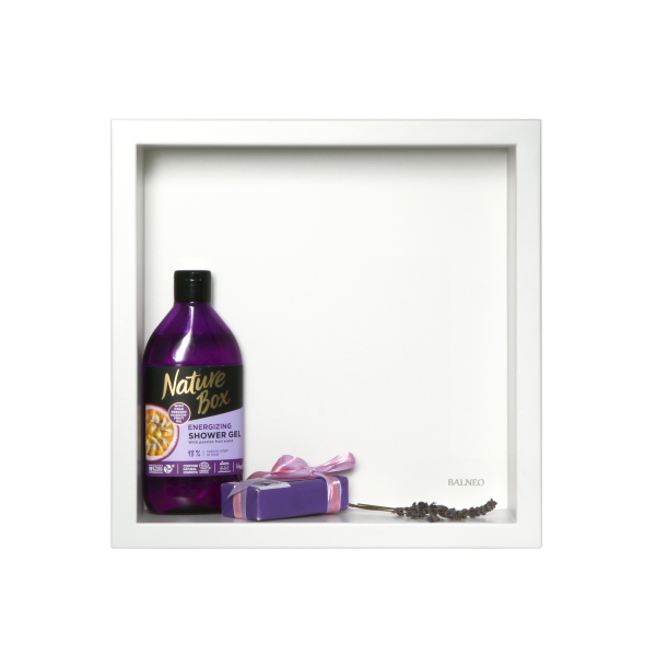 Półka pojedyncza biała 30x30x7 cm WALL-BOX ONE White