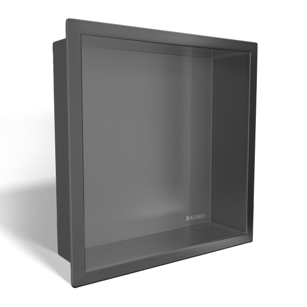 WALL-BOX ONE - Półka wnękowa Ciemnoszara 30x30x7 cm