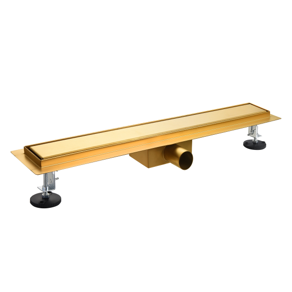 Odpływ liniowy łazienkowy złoty 70 cm BASIC Drain Gold