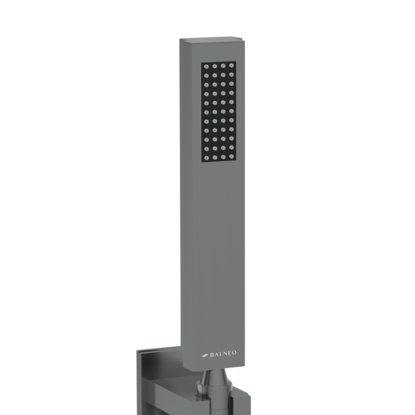 Słuchawka prysznicowa prostokątna CIEMNOSZARA