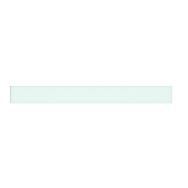 Maskownica do odpływu ze szklanym panelem białym 80 cm BASIC White Glass