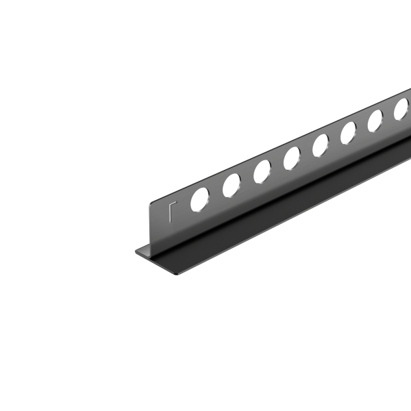 Listwa spadkowa podłogowa łazienkowa lewa 170 cm Ciemnoszara