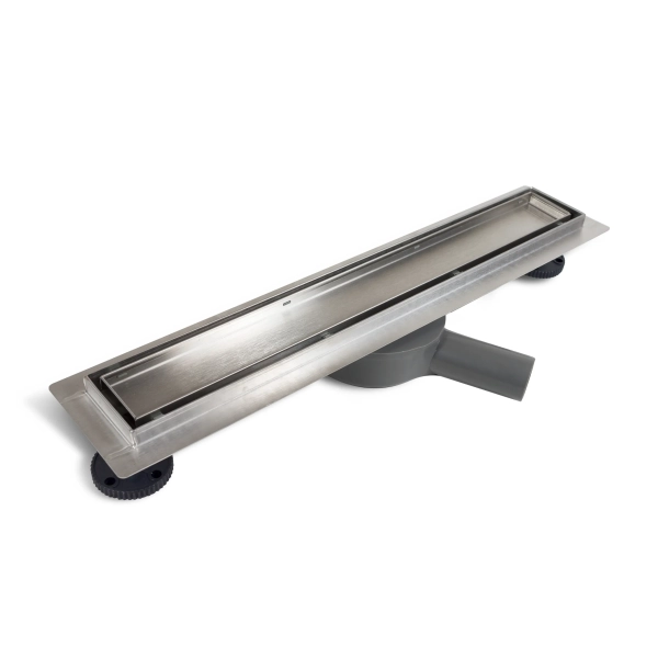 Odpływ liniowy 70 cm z obrotowym syfonem dwustronny chrom 360 Drain 2w1