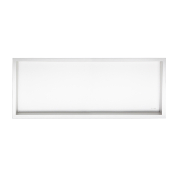 Półka pojedyncza łazienkowa pod prysznic biała 90x30x10 cm
