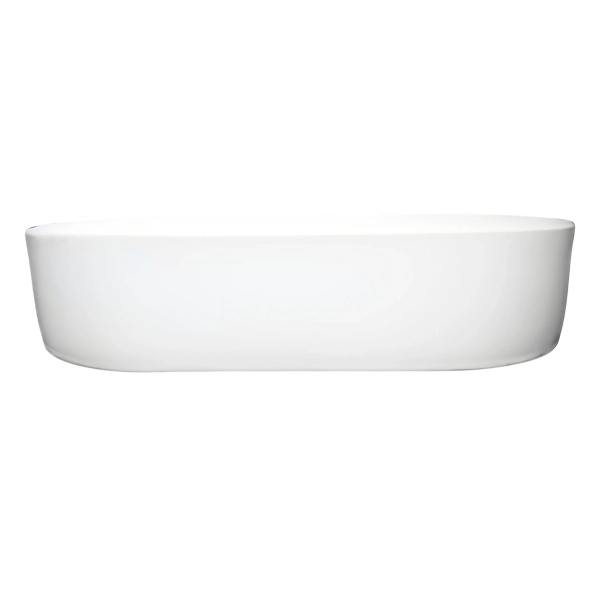 Umywalka nablatowa NESSA  51 x 31 cm  biała, ceramiczna