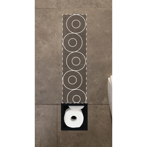 Magazynek na papier czarny WALL-BOX PAPER-3 Black