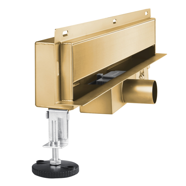 Odpływ liniowy ścienny złoty 50 cm BASIC Wall Gold